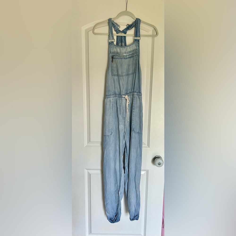 Vici Lightweight Denim colored overalls